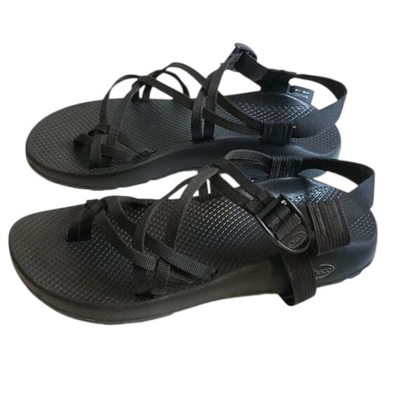 Chaco Z/2 Classic Women’s Black Sandals Size 11 Toe Loop Adjustable Strap Hiking - Picture 7 of 15